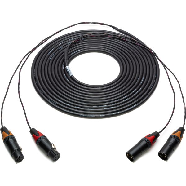 Sescom 2XLM-2XLF-100 2-Channel Snake Cable XLR Male to XLR Female